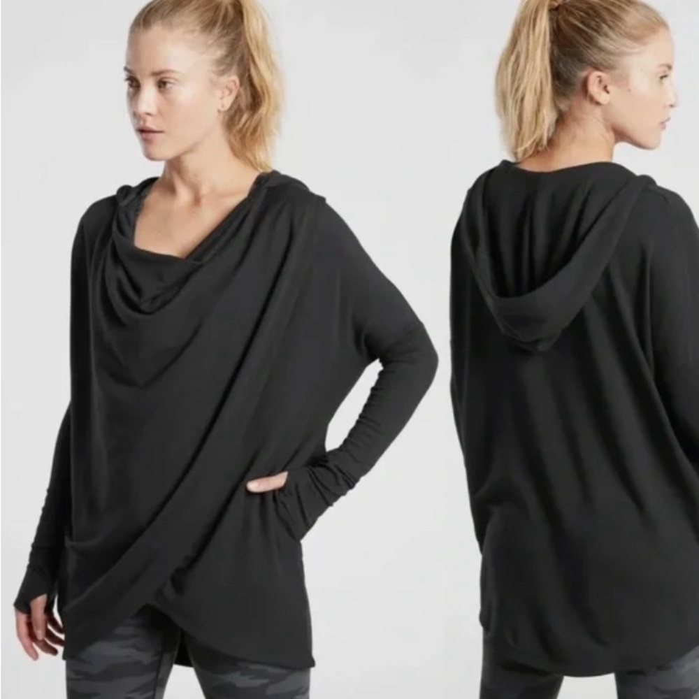Athleta Purana Wrap Sweatshirt Hoodie